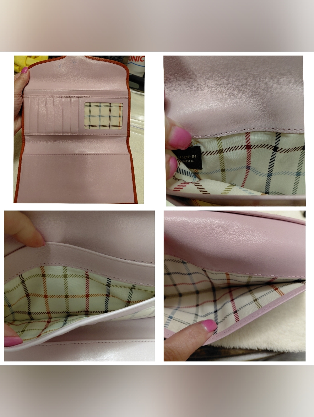 Coach Bleecker Signature Duffle Bag 11437 & Bleeker Wallet Tattersall Lining - Picture 11 of 13